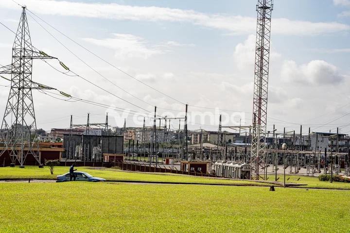 Un pylône électrique