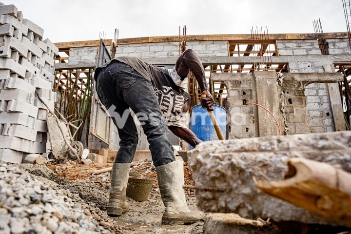 Manoeuvre sur chantier