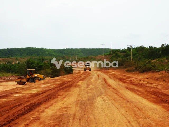 Chantier route du nord de la cote d'ivoire