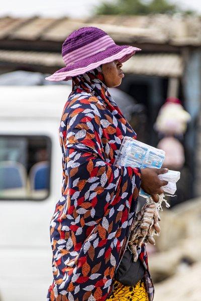 Vendeuse ambulante