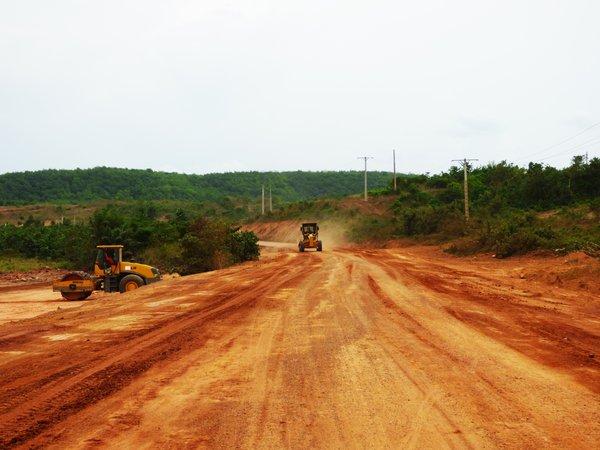 Chantier route du nord de la cote d'ivoire