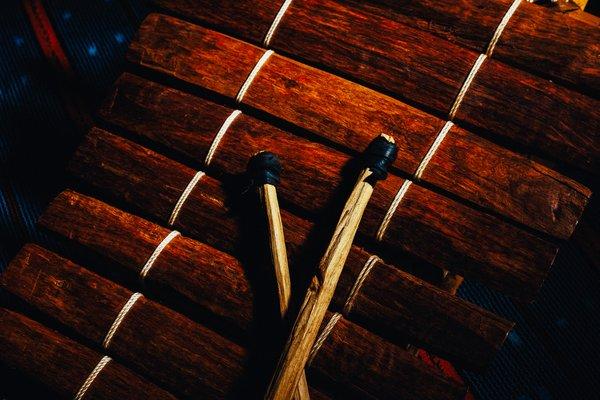 Balafon traditionnel africain en bois