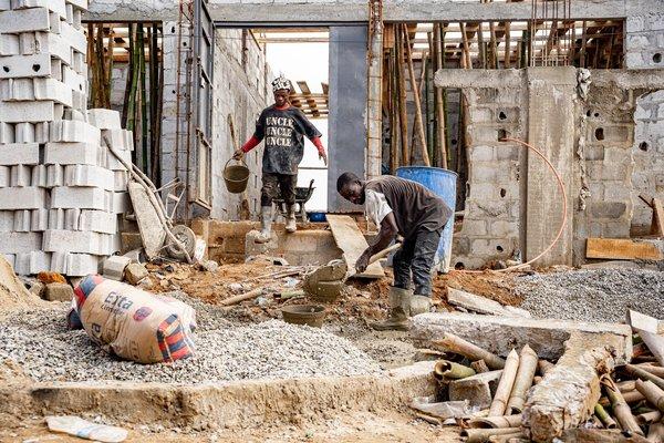 Manoeuvres sur chantier