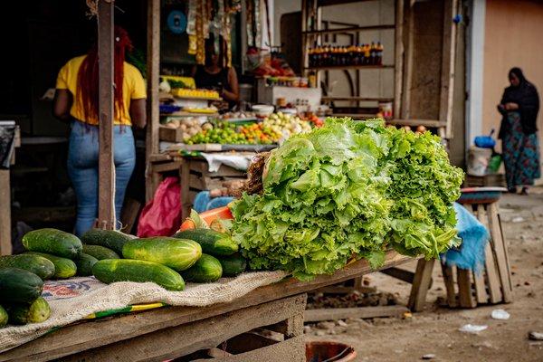 Étal de marché
