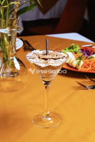 Boisson chocolatée au coco